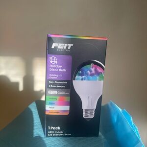 FEIT Electric Holiday Disco Bulb - Multicolor 2 units